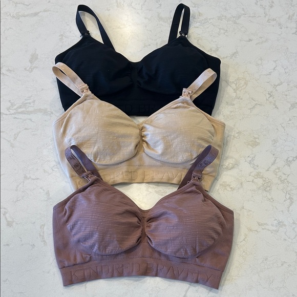 Kindred Bravely Other - Kindred Bravely Nursing Bras M Super Busty Set of 3